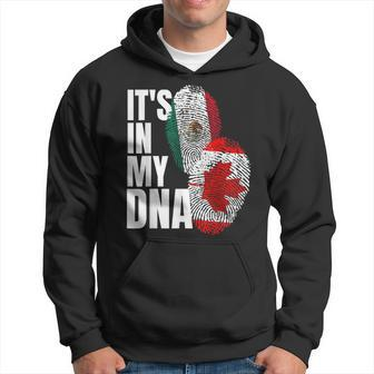 Canadian And Mexican Dna Flag Heritage Hoodie - Monsterry UK