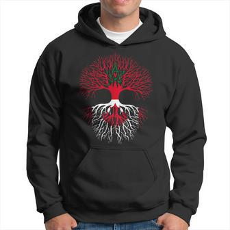 Canadian Roots Moroccan Grown Canada Flag Matching Couple Hoodie - Monsterry AU