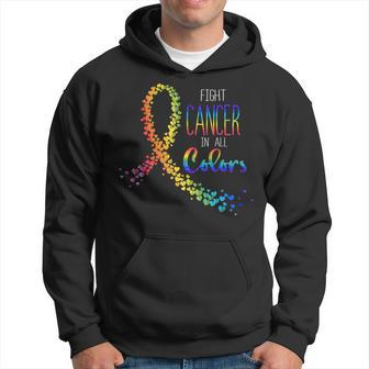 Cancer Sucks In Every Color Fighter Fight Support The Cancer Hoodie - Monsterry DE