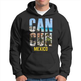 Cancun Mexico Souvenir 2024 Sunset Summer Vacation Beach Hoodie - Monsterry