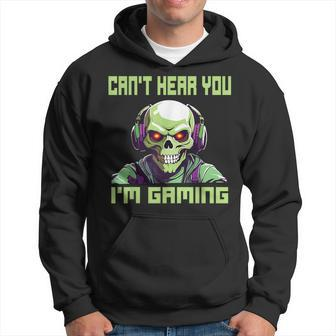 Can't Hear You I'm Gaming Video Gamer For Boy Gaming Hoodie - Thegiftio UK