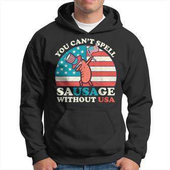 You Can’T Spell Sausage Without Usa 4Th Of July Quote Hoodie - Monsterry AU