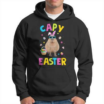 Capy Easter Capybara Animals Boys Girls Easter Day Hoodie - Monsterry