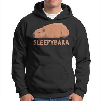 Capybara Sleepybara Sleep Capybara Hoodie - Seseable