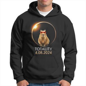 Capybara Solar Eclipse 2024 Glasses Hoodie - Monsterry AU