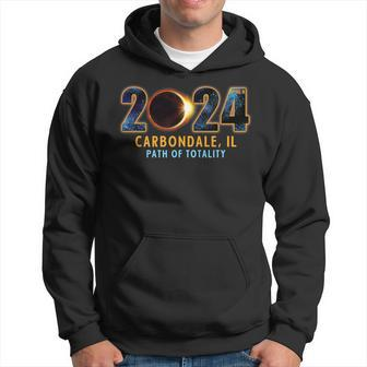 Carbondale Illinois Total Solar Eclipse 2024 Hoodie - Monsterry