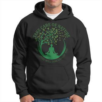 Take Care Of Nature David Attenborough Save Earth Yoga Hoodie - Monsterry
