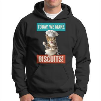 Cat Make Biscuits Cat Baker Kitten Cook For Cat Owner Hoodie | Mazezy