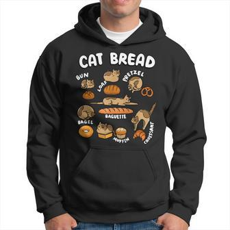Cat Bread Foodie Kittten Pet Owner Loaf Lover Cat Hoodie - Thegiftio UK