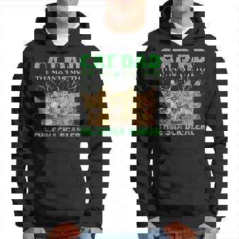 Cat Dad The Man The Myth The Snack Dealer Father's Day Hoodie | Mazezy