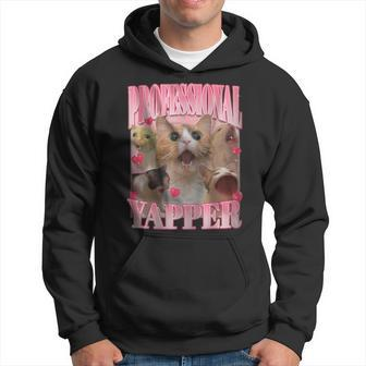 Cat Professional Yapper Oddly Specific Meme Hoodie - Monsterry