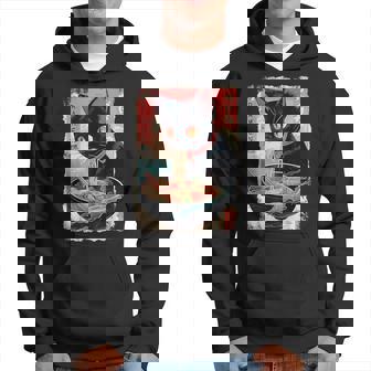 Cat Ramen Noodle Japanese Anime Manga Ramen Cat Hoodie - Thegiftio