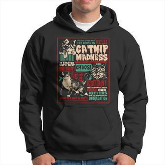 Catnip Madness Cute Kitten Cat Lover Cat Owners Hoodie - Seseable
