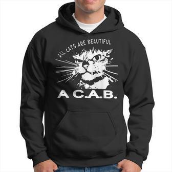 All Cats Are Beautiful A C A B Cats Love Kapuzenpullover - Geschenkecke