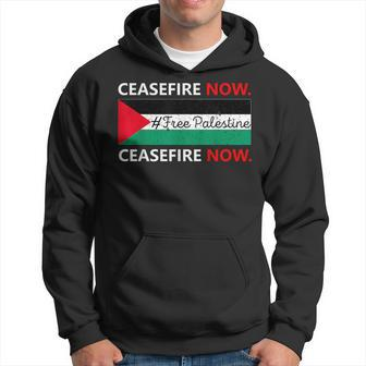 Ceasefire Now In Palestine Gaza Cease Fire Not In Our Name Hoodie - Seseable
