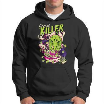 Cereal Killer Horror Movies True Crime And Cereal Lovers Hoodie - Thegiftio UK