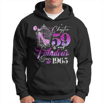 Chapter 59 Fabulous Since 1965 59Th Birthday Queen Diamond Hoodie - Seseable
