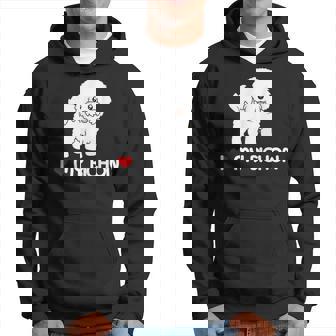 Chemise Bichon Frise I Love My Bichon Sweat à capuche - Cadeauxyz