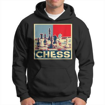 Chess Piece Chess Board Goods Clothes Letters Present Men's Hoodie - Monsterry UK