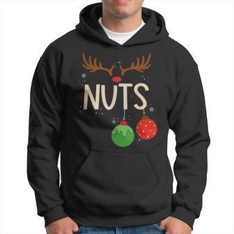 Chest Nuts Christmas Matching Couple Chestnuts Hoodie - Monsterry UK