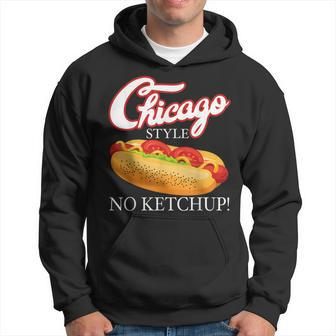 Chicago Hot Dog Summer Style 4Th Of July No Ketchup Hoodie - Monsterry