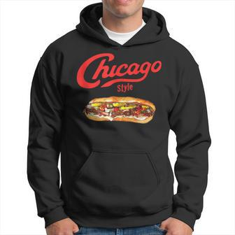 Chicago Italian Beef Sandwich Food Love Hoodie - Monsterry AU