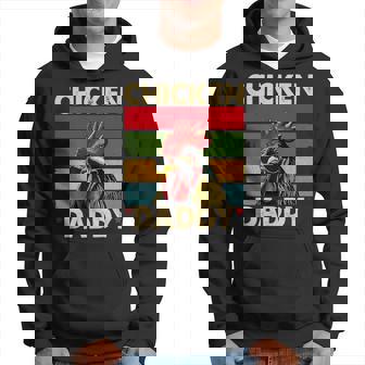 Chicken Daddy Farmer Dad Father's Day Chicken Lover Hoodie - Thegiftio