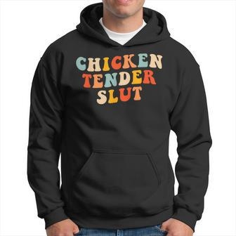 Chicken Tender Slut Retro Hoodie - Monsterry UK