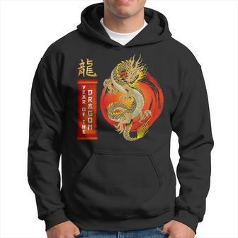 Chinese Lunar New Year 2024 Year Of The Dragon Zodiac Sign Hoodie - Seseable