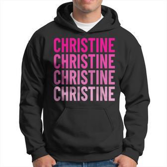 Christine Name Personalized Name Birthday Hoodie - Monsterry