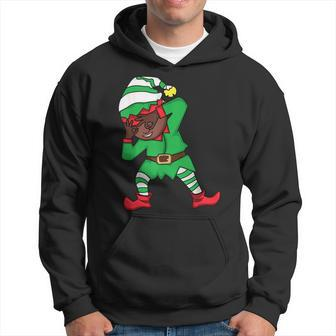 Christmas African American Elf Griddy Dance Hoodie - Monsterry UK