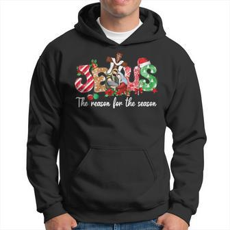 Christmas Jesus Is The Reason For The Season Jesus Pajamas Hoodie - Thegiftio UK