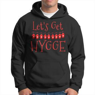 Christmas Let's Get Hygge Winter For Xmas Stockings Hoodie - Monsterry DE