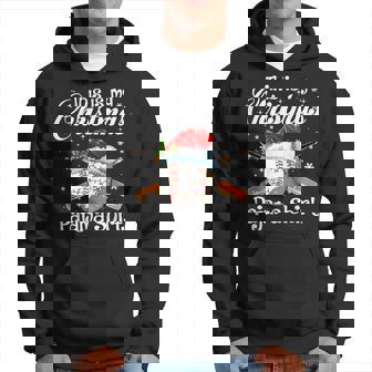 This Is My Christmas Pajama Xmas Baseball Family Matching Hoodie - Seseable