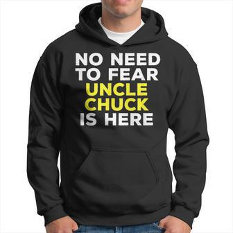 Chuck Uncle Family Graphic Name Hoodie - Seseable