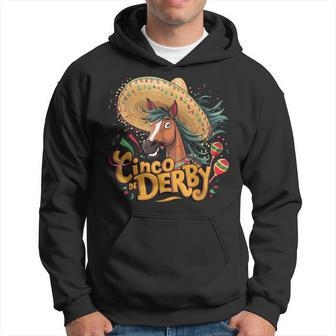 Cinco De Derby Derby Party Horse Hoodie - Seseable