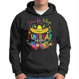Cinco De Mayo Birthday Squad Cool Mexican Matching Family Hoodie - Seseable