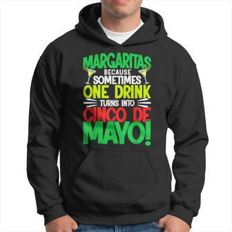 Cinco De Mayo Margaritas Because 5 De Mayo Hoodie - Thegiftio UK