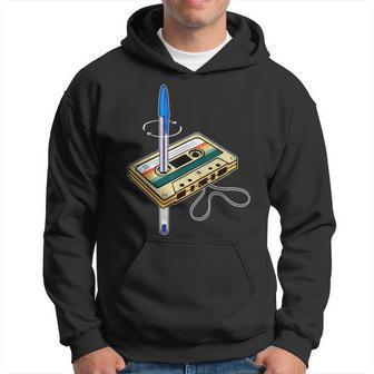 Cinta Cassetteintage Y Bolígrafo Friki Fiesta Años 80 90 Sudadera - Regaloses