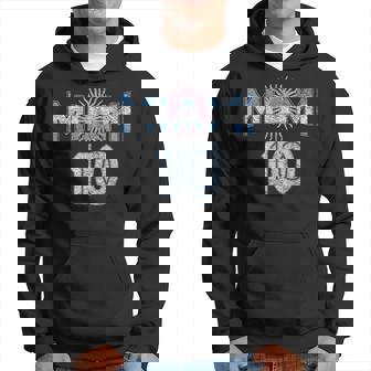 City Of Miami Argentina 10 Blue Pink Sun Flag Hoodie | Seseable CA