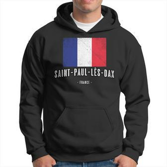 City Of Saint-Paul-Lès-Dax France French Flag Drapeau Hoodie - Monsterry DE