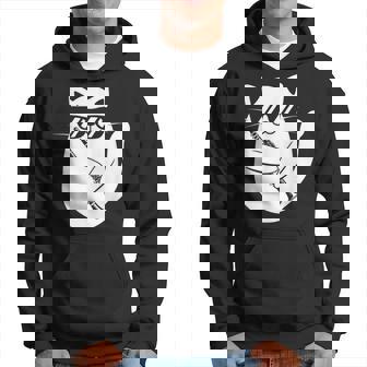 Clarinet Player Cat Clarinetist Music Lover Marching Band Hoodie - Seseable