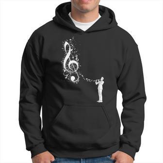 Clarinette Instrument Player Note De Musique Clarinettiste Sweat à capuche - Cadeauxyz