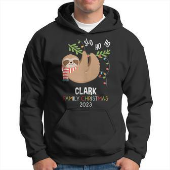 Clark Family Name Clark Family Christmas Hoodie - Seseable