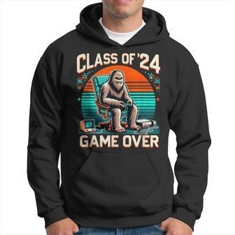 Class Of 2024 Graduation Seniors 24 Gamer Game Over Hoodie - Monsterry