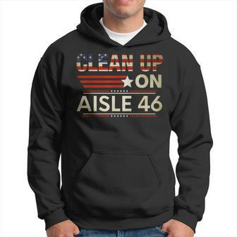 Clean Up On Aisle 46 Anti Biden Social Club American Flag Hoodie - Monsterry DE