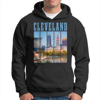 Cleveland Skyline 216 Ohio Vintage Pride Hoodie - Monsterry UK