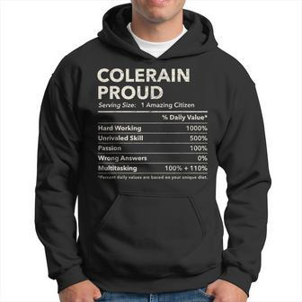 Colerain North Carolina Proud Nutrition Facts Hoodie | Mazezy