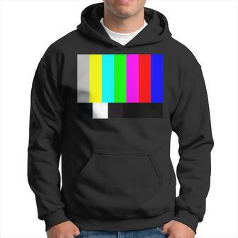 Color Bar Tv Test Pattern Hoodie - Monsterry