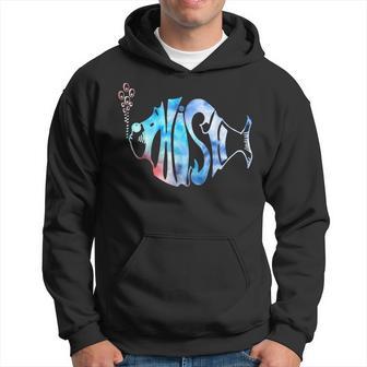 Colorful Phish-Jam Tie-Dye For Fisherman Fish Graphic Hoodie - Seseable